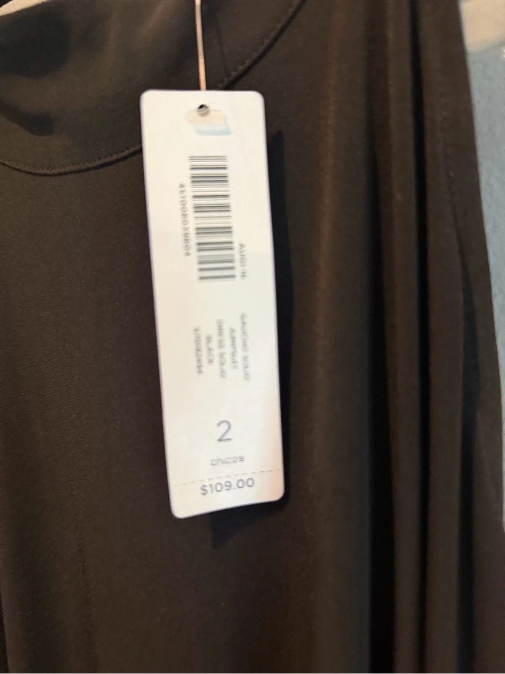 Chicos Classic Gaucho Black Sleeveless Jumpsuit with Waist Tie - Picture 4 of 6
